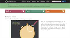 Desktop Screenshot of foodethicscouncil.org